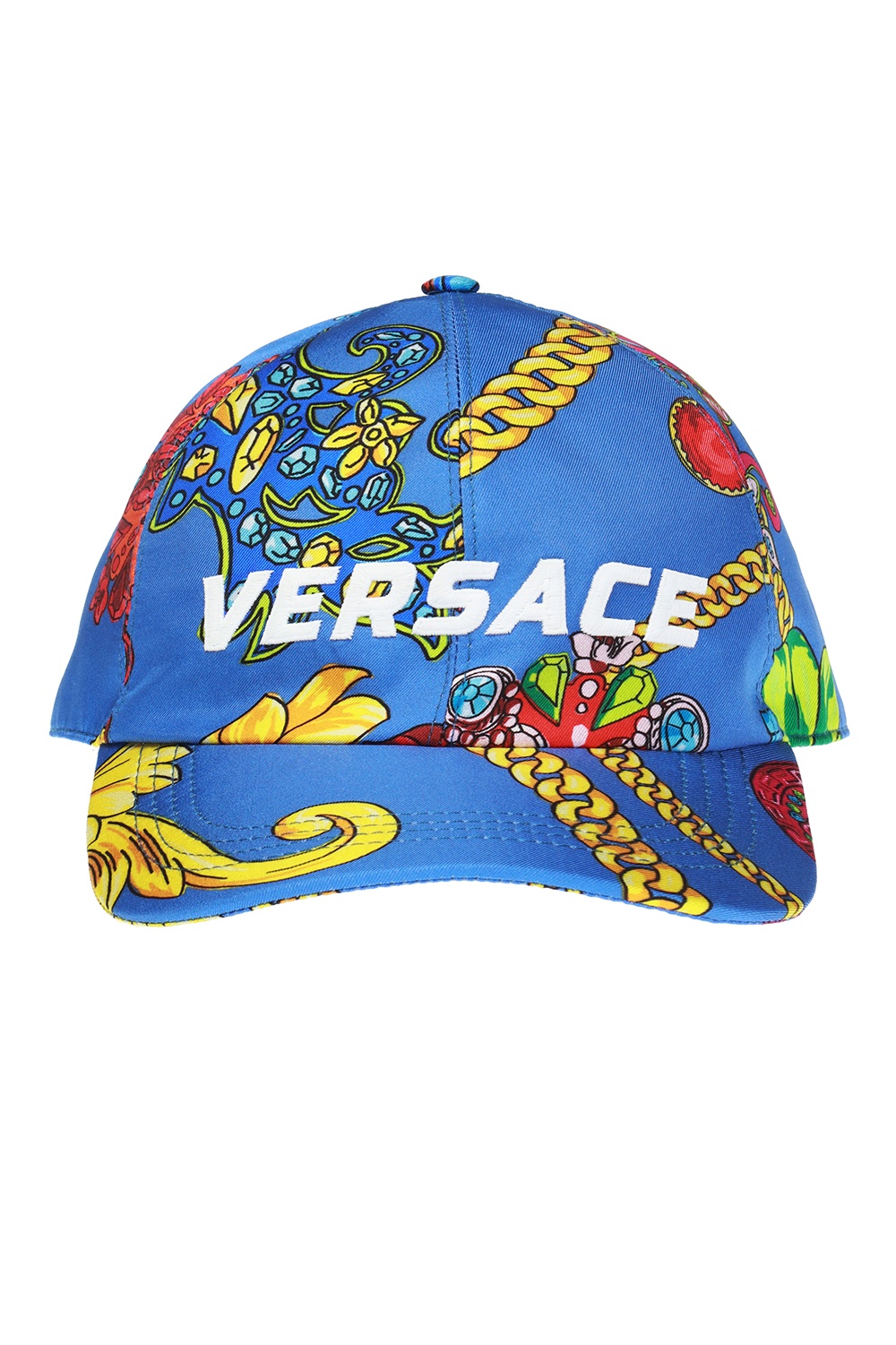 Multicolour Patterned baseball cap with logo Versace - Vitkac Canada